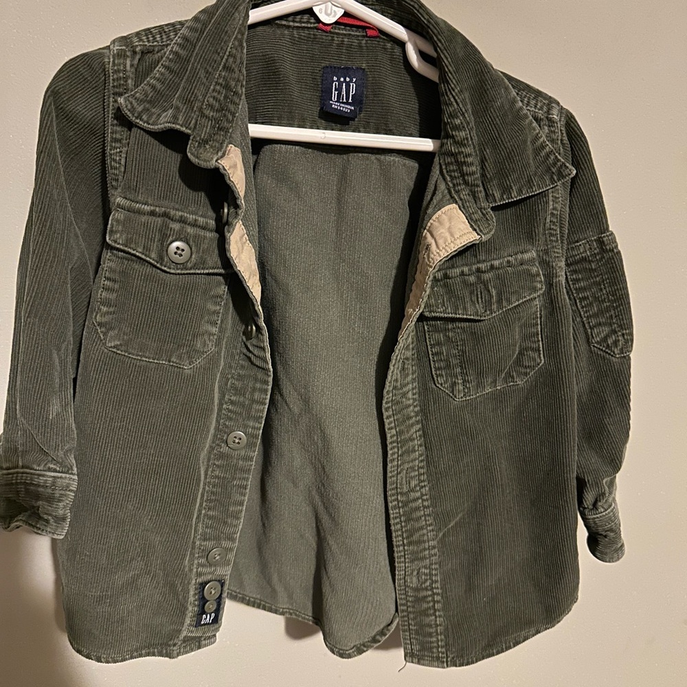 GAP Green Jean Jacket Versatile Cotton Blend